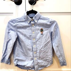 MINT Polo by Ralph Lauren Boy Bear Oxford Shirt (size 8)